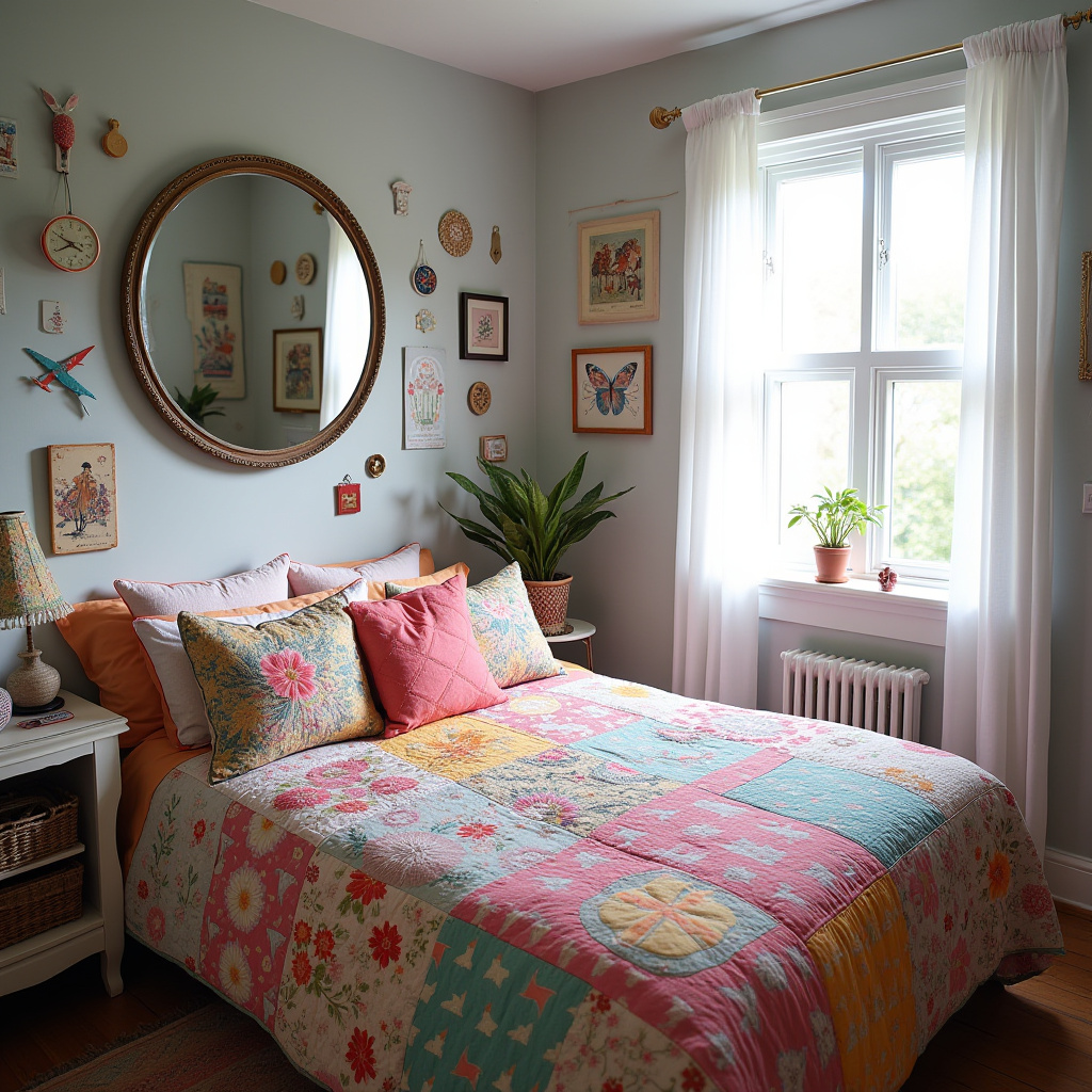Cozy Eclectic Bedroom 23