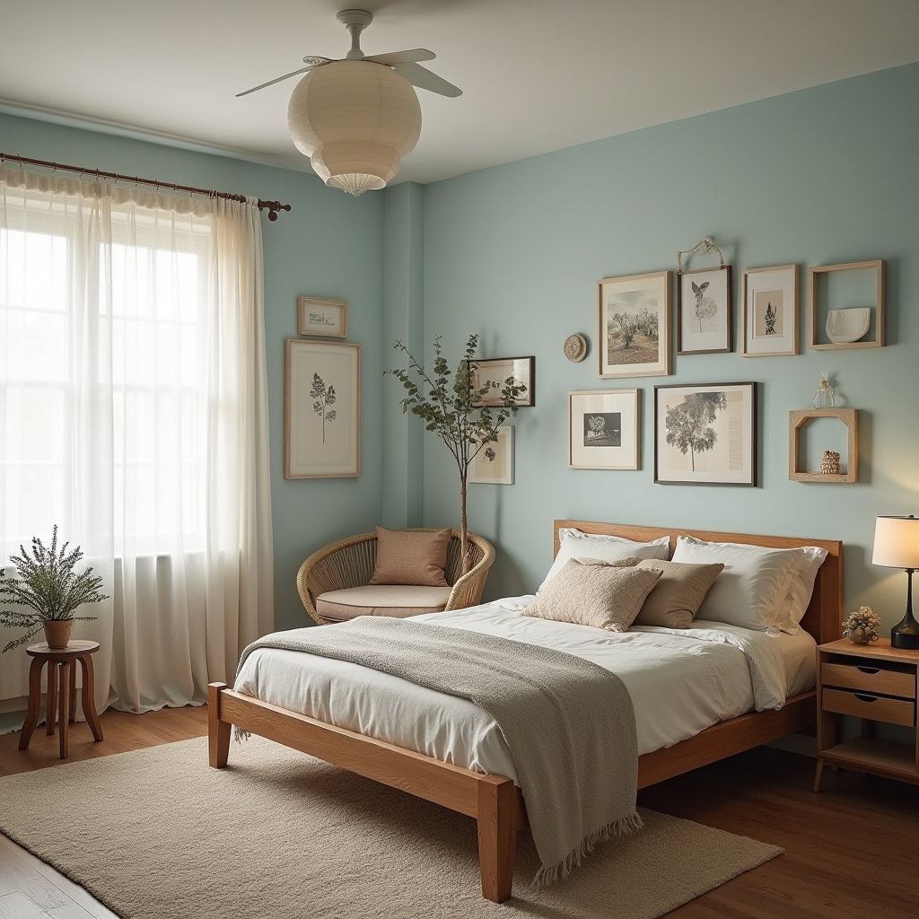 Cozy Eclectic Bedroom 25