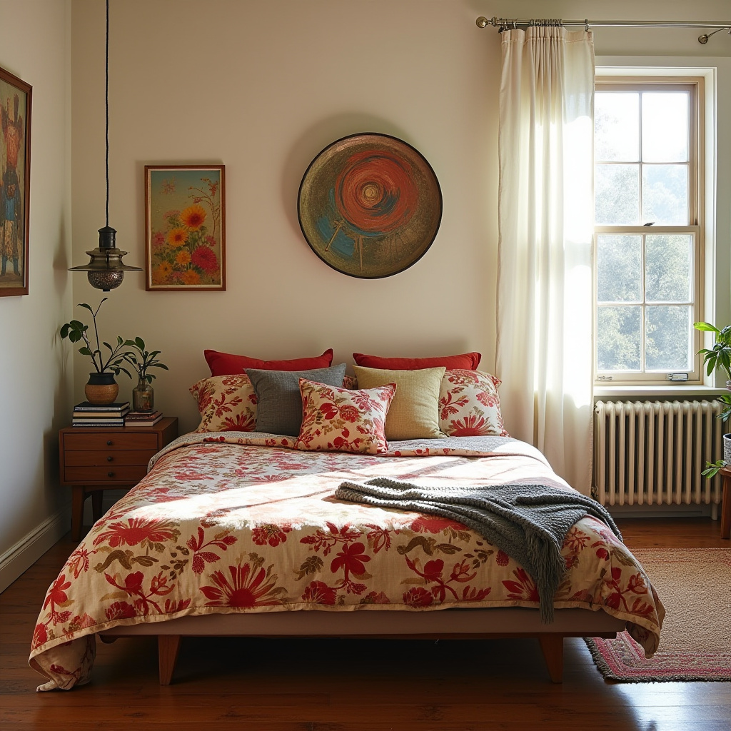 Cozy Eclectic Bedroom 26
