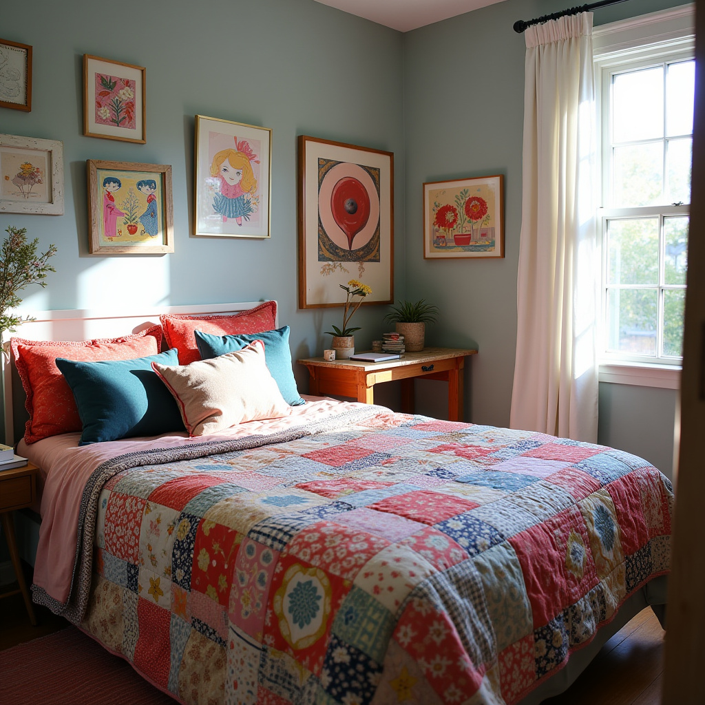 Cozy Eclectic Bedroom 28
