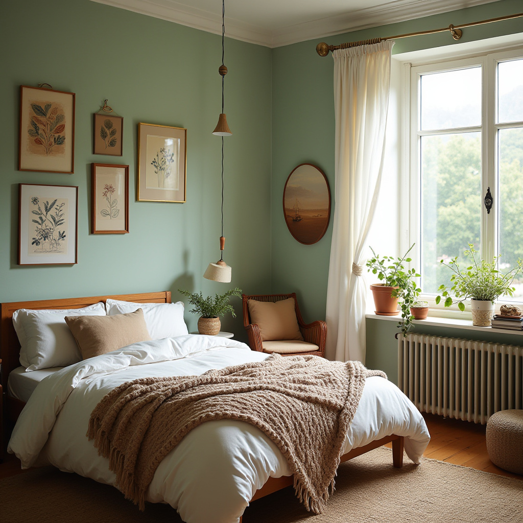 Cozy Eclectic Bedroom 29