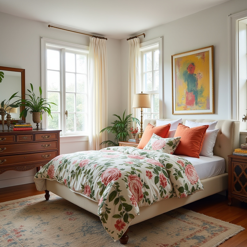 Cozy Eclectic Bedroom 6