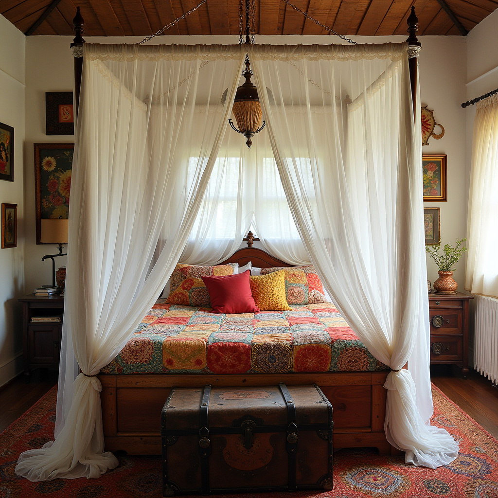 Cozy Eclectic Bedroom 8