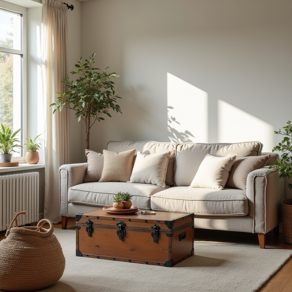 Cozy Farmhouse Living Room 10