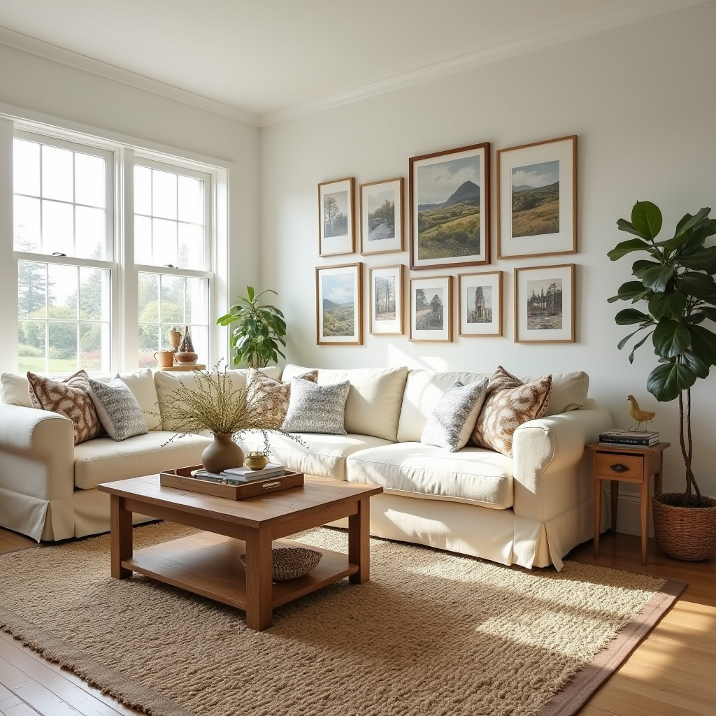 Cozy Farmhouse Living Room 11