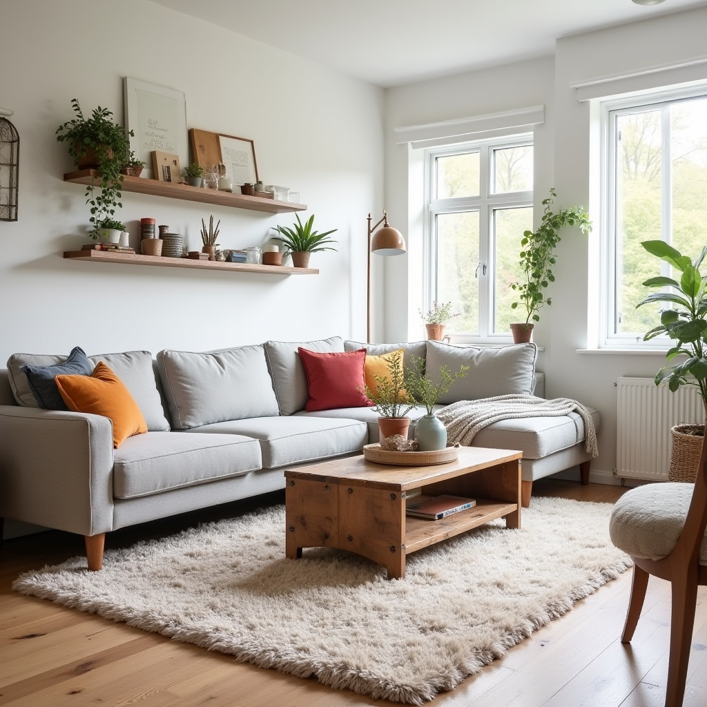Cozy Farmhouse Living Room 12