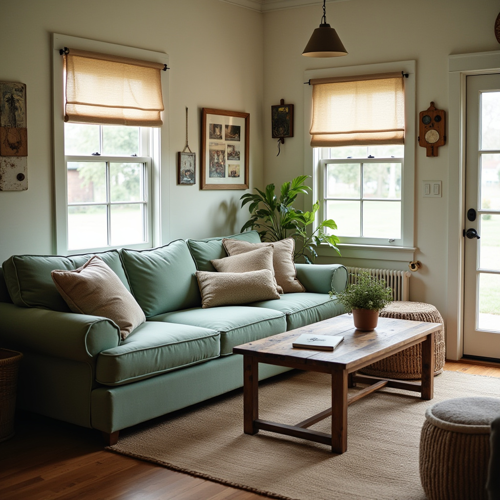 Cozy Farmhouse Living Room 13