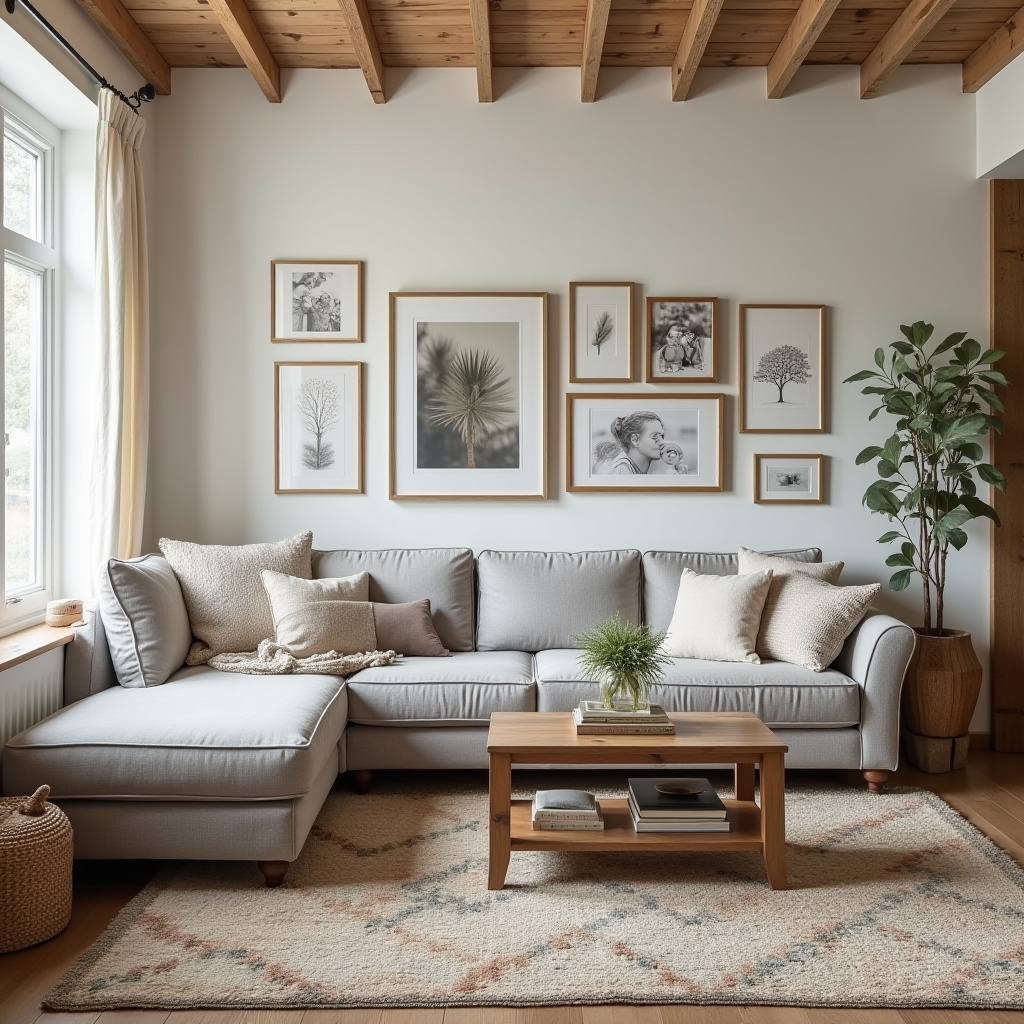 Cozy Farmhouse Living Room 20