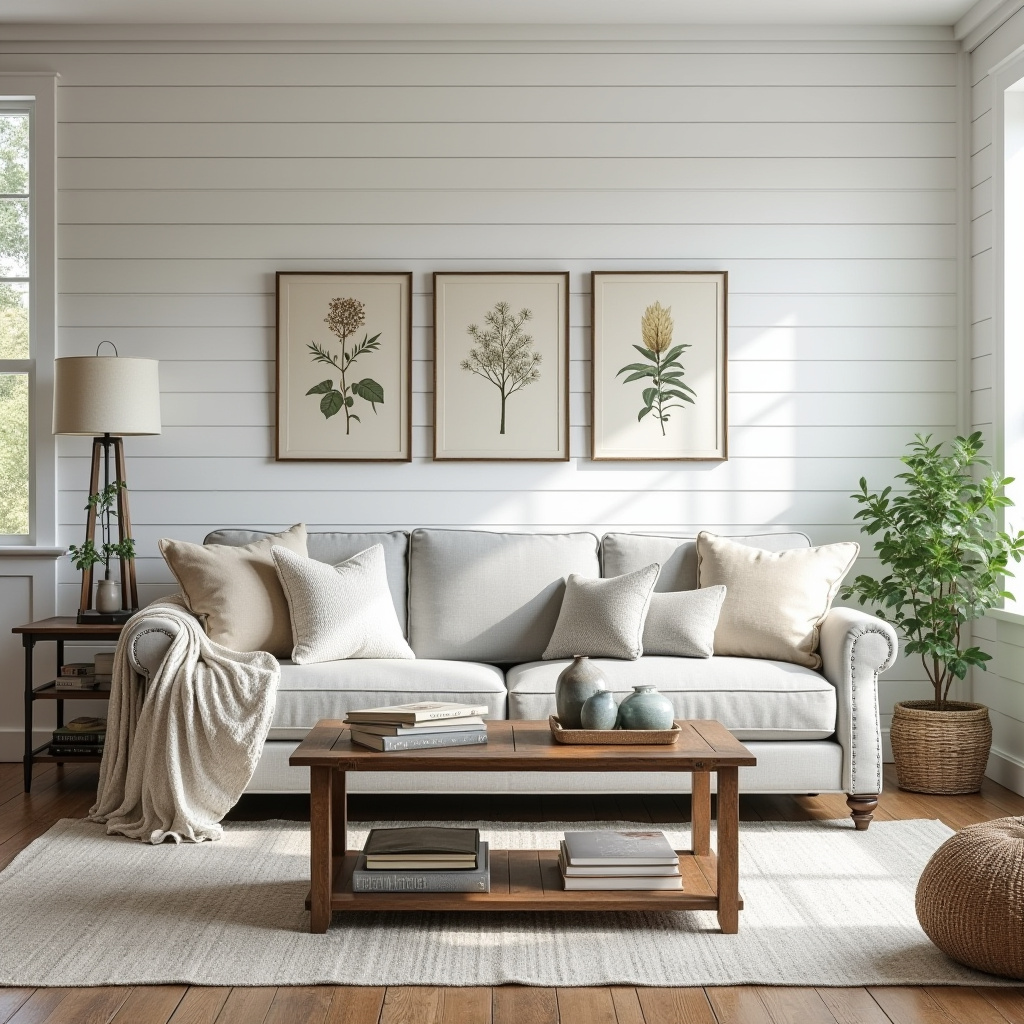 Cozy Farmhouse Living Room 22