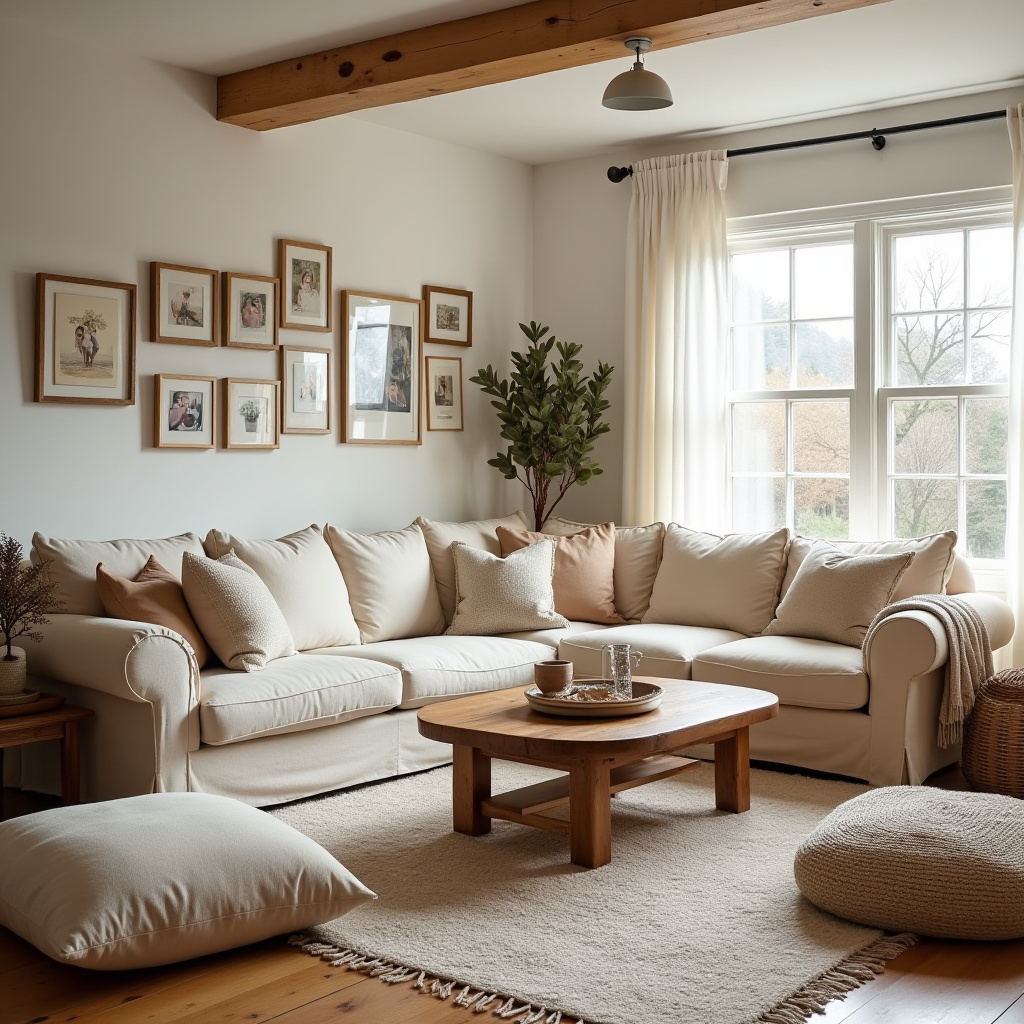 Cozy Farmhouse Living Room 25