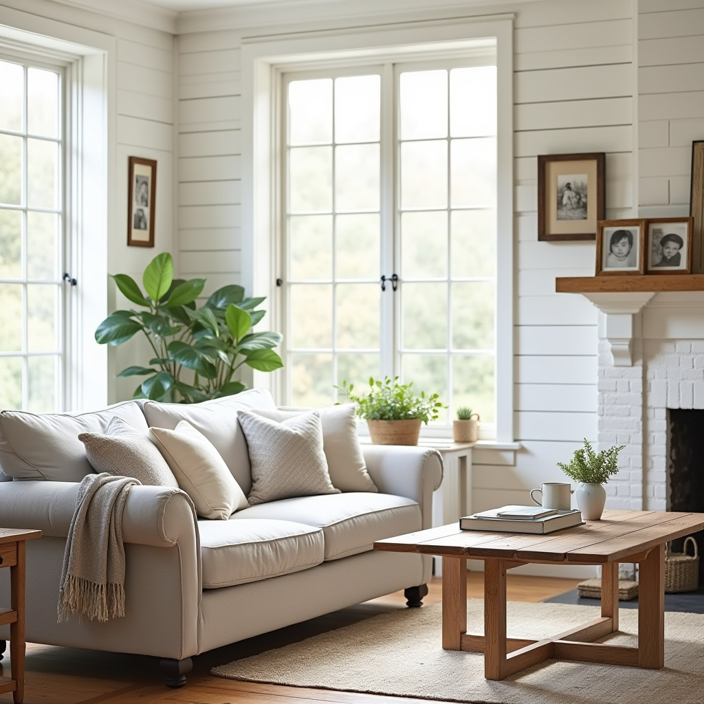 Cozy Farmhouse Living Room 27