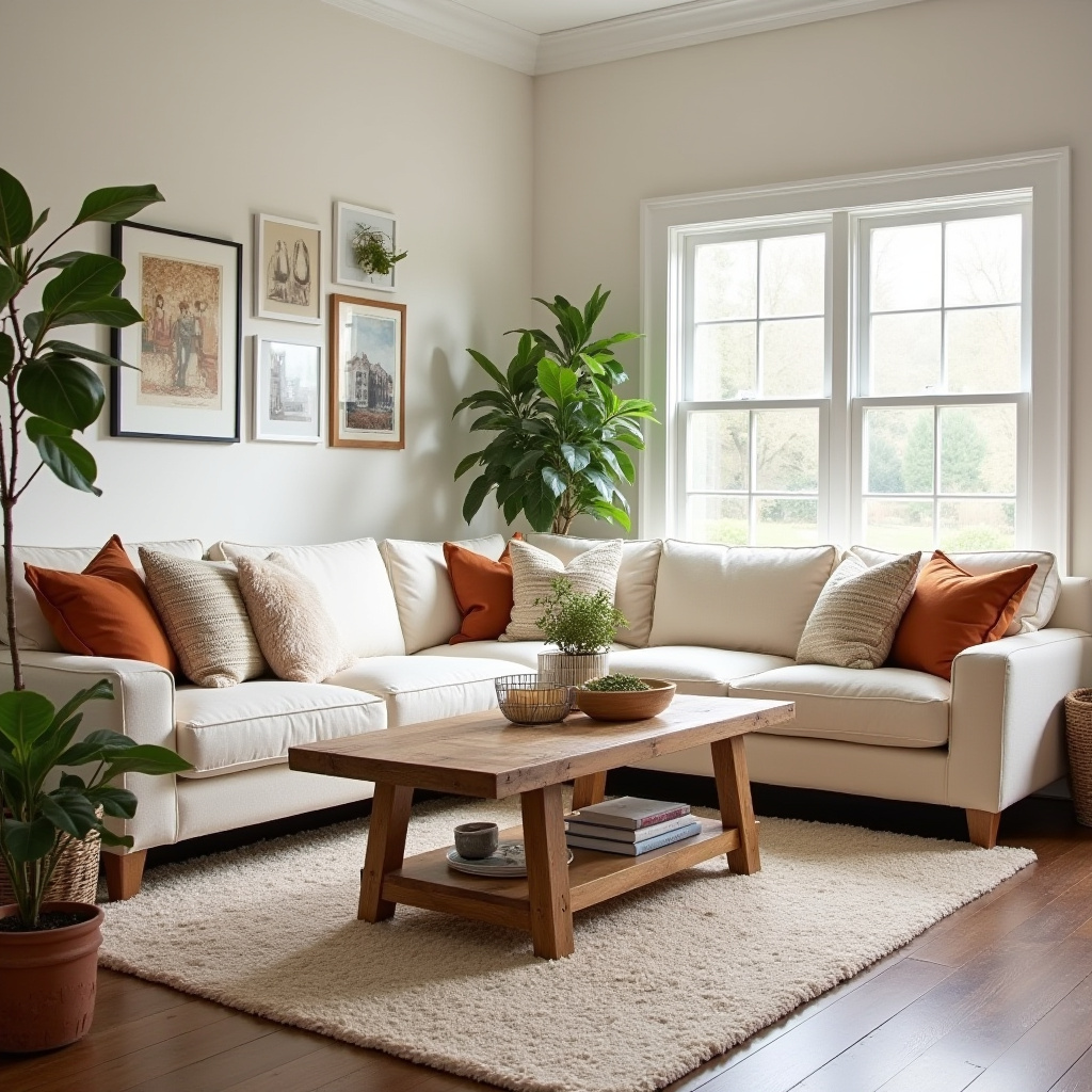 Cozy Farmhouse Living Room 28