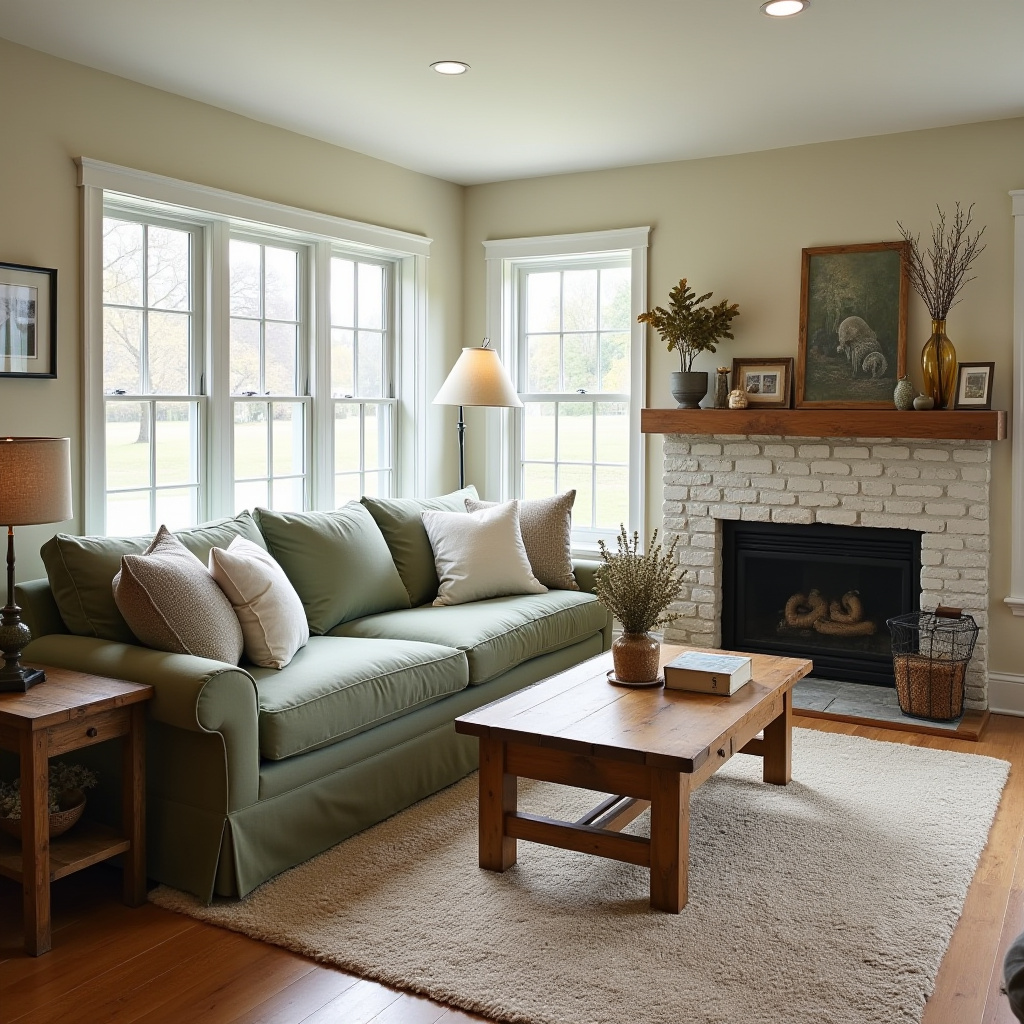 Cozy Farmhouse Living Room 3