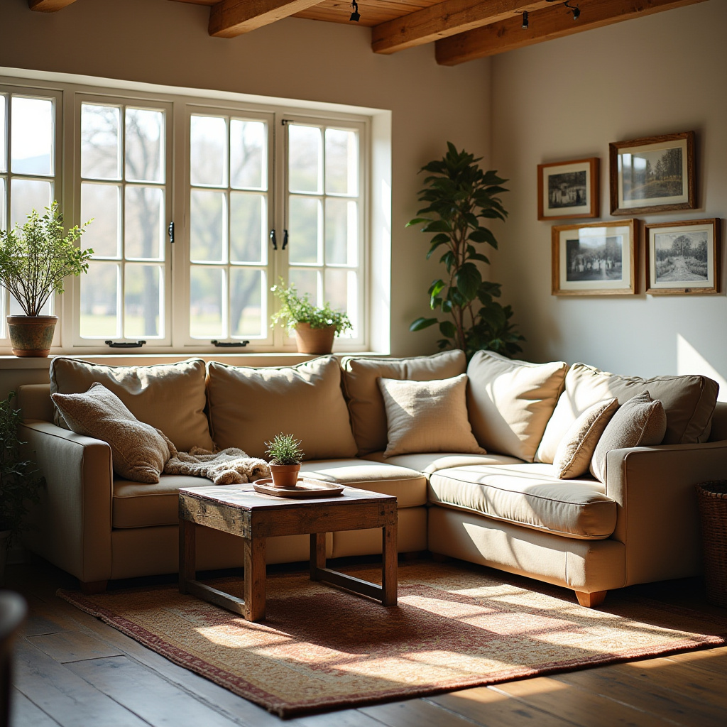 Cozy Farmhouse Living Room 30