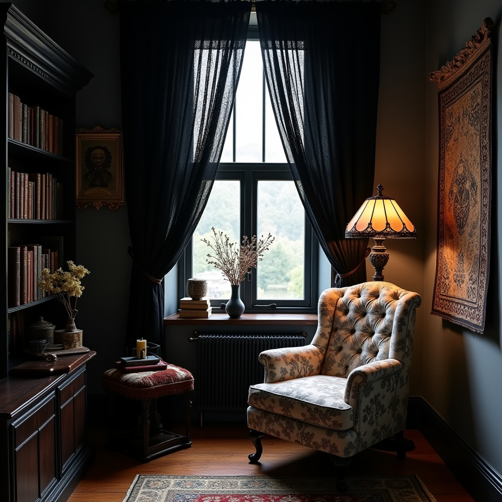 Cozy Gothic Living Room 2