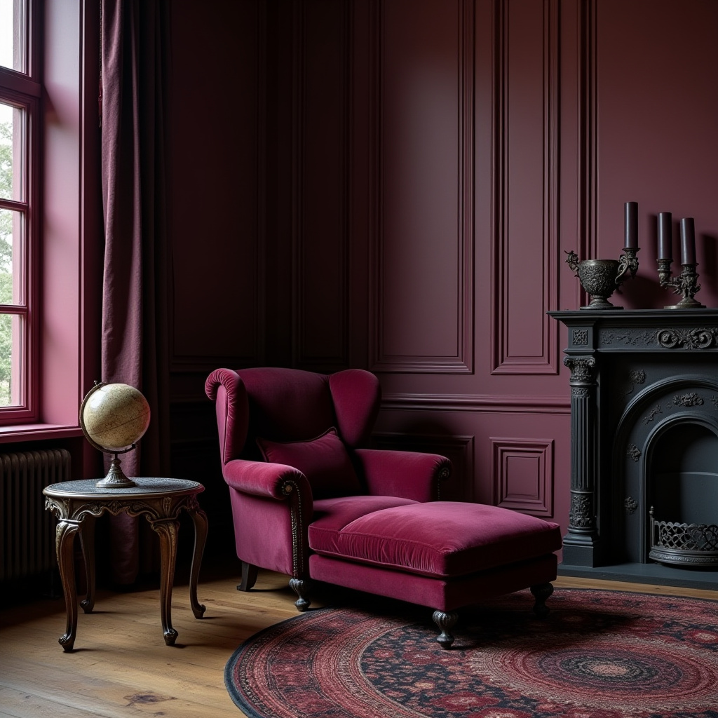 Cozy Gothic Living Room 5