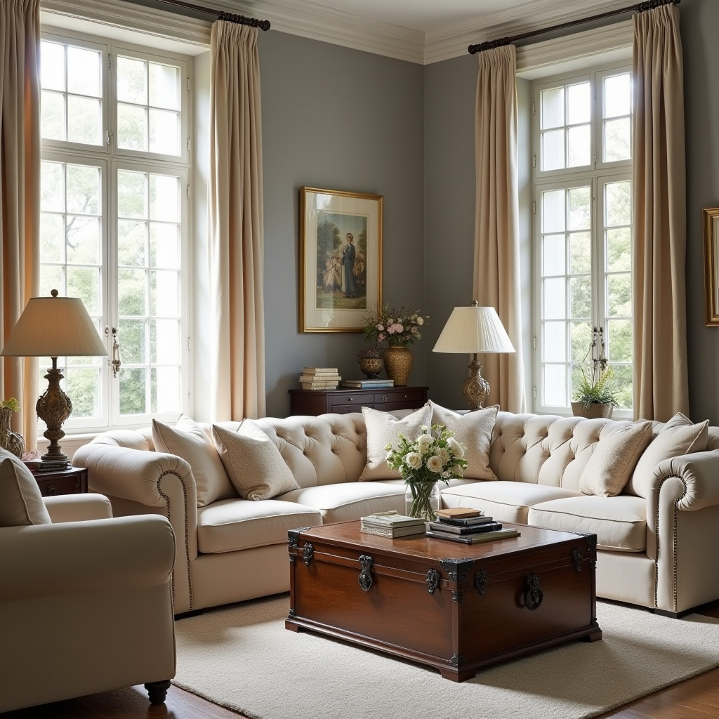 Cream Sofa Living Room 10