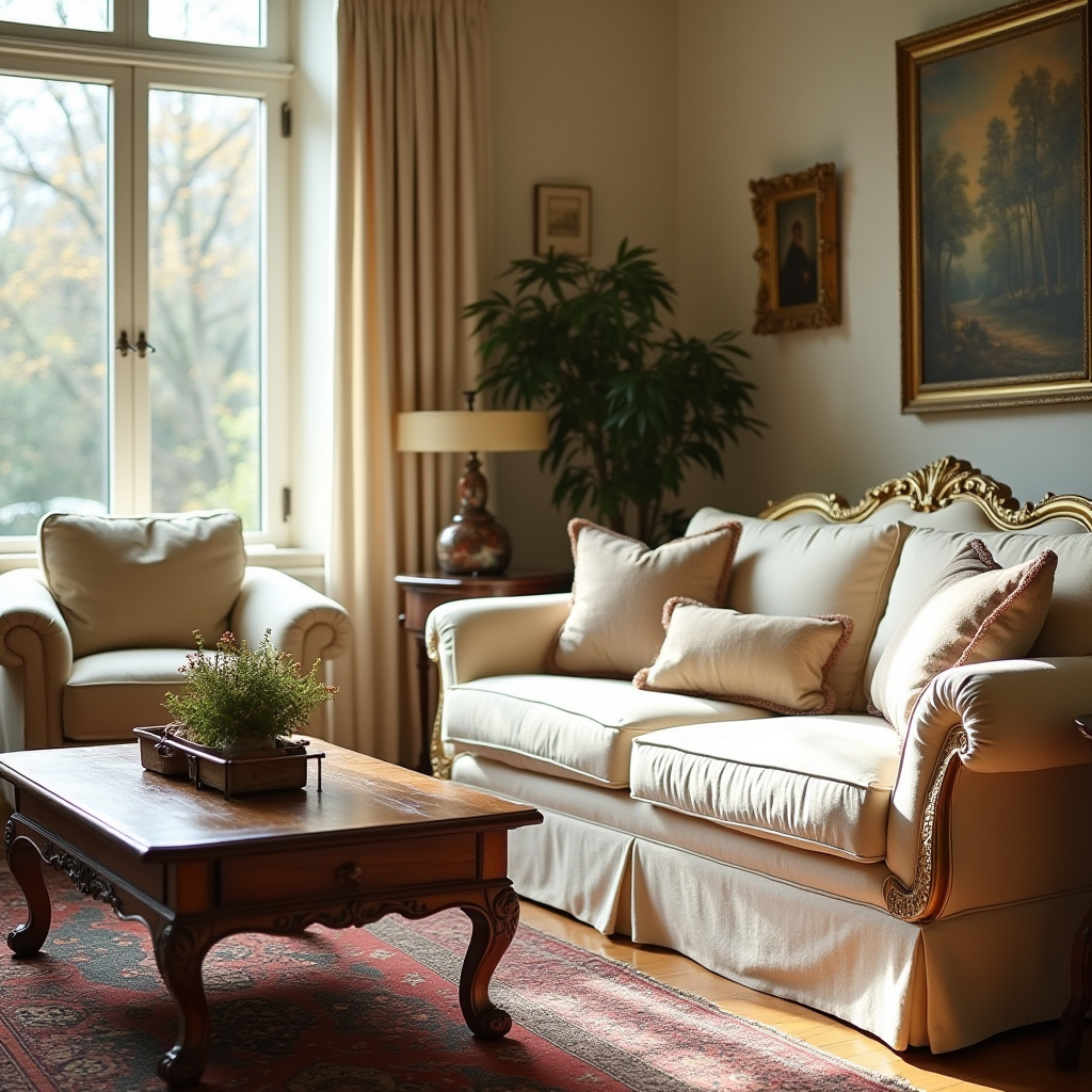 Cream Sofa Living Room 17