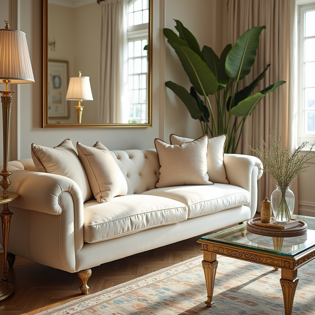 Cream Sofa Living Room 8