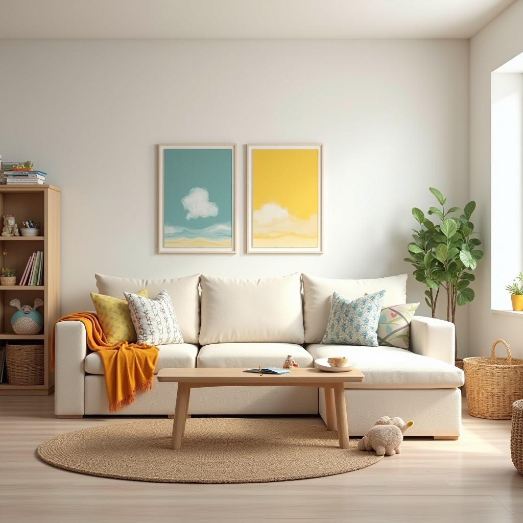 Cream Sofa Living Room 9