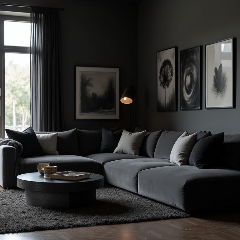 Dark Aesthetic Living Room Ideas 1