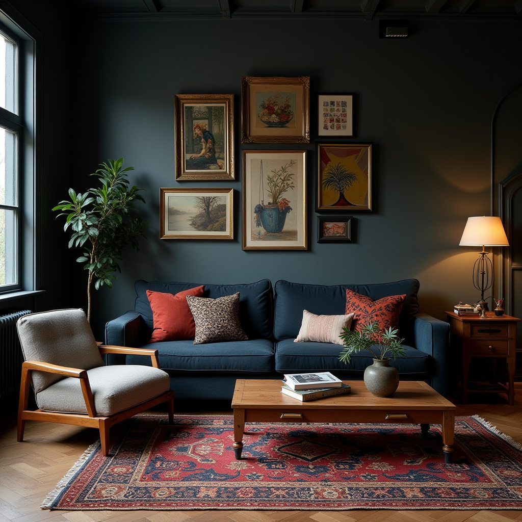 Dark Aesthetic Living Room Ideas 10