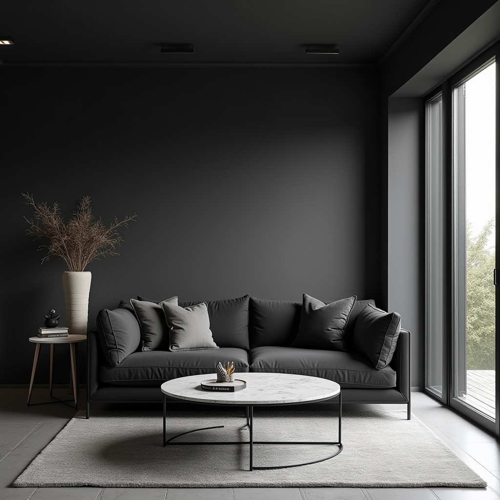 Dark Aesthetic Living Room Ideas 16