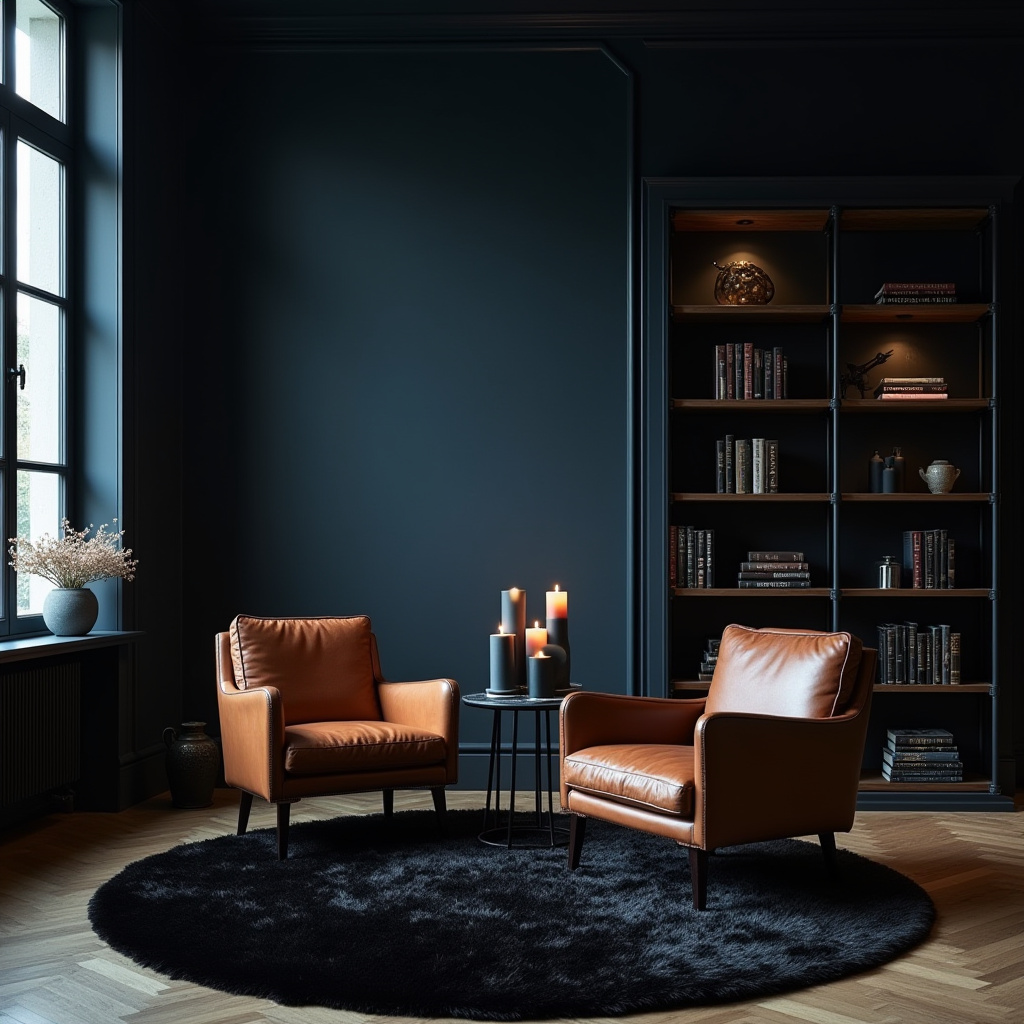 Dark Aesthetic Living Room Ideas 2
