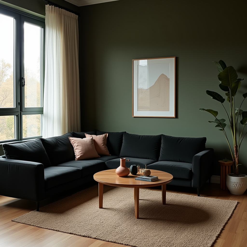 Dark Aesthetic Living Room Ideas 20