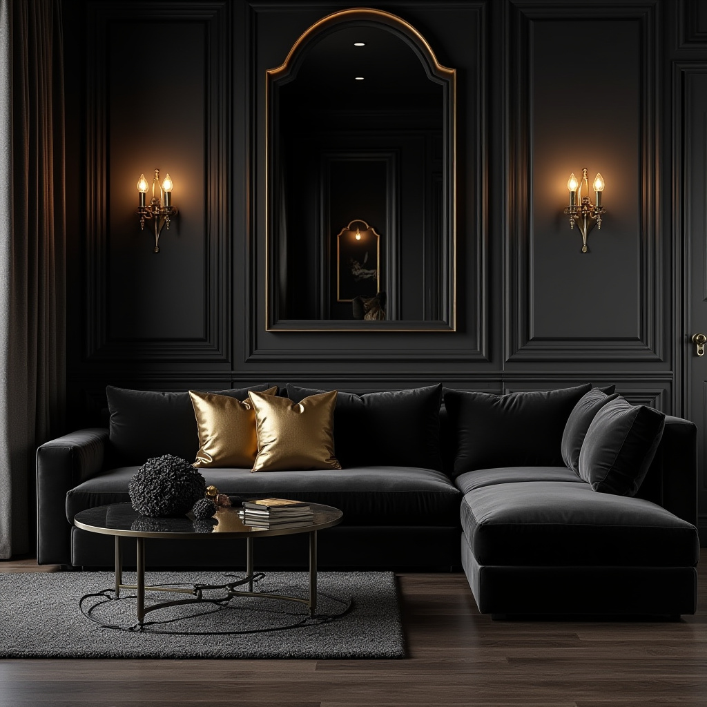 Dark Aesthetic Living Room Ideas 6