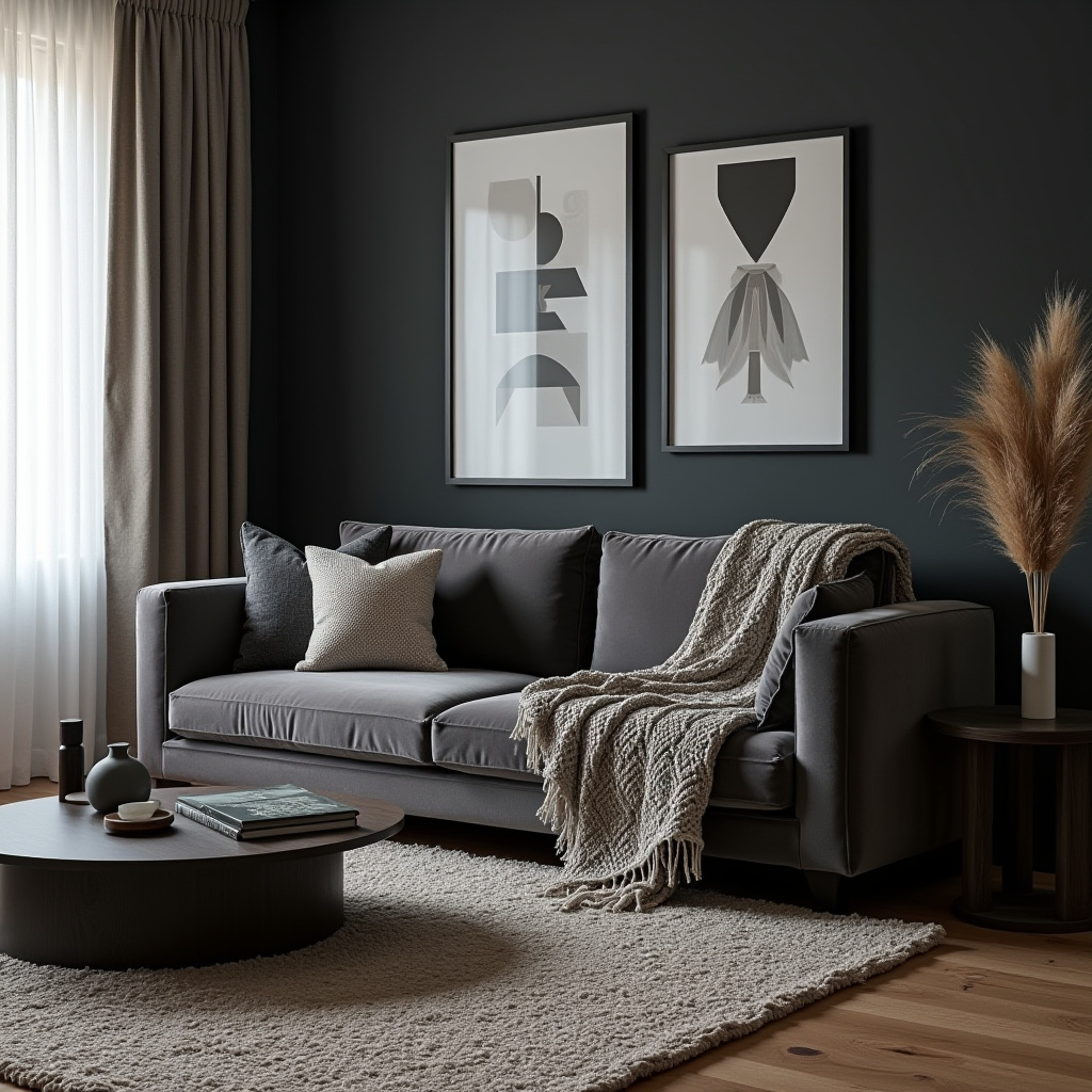 Dark Aesthetic Living Room Ideas 9