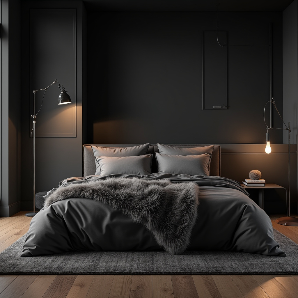 Dark Grey Bedroom Ideas 17