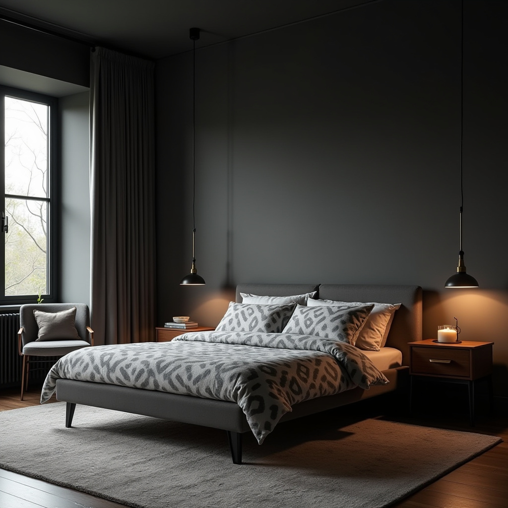 Dark Grey Bedroom Ideas 18