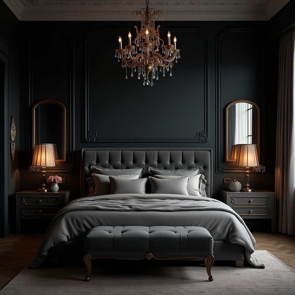 Dark Grey Bedroom Ideas 21