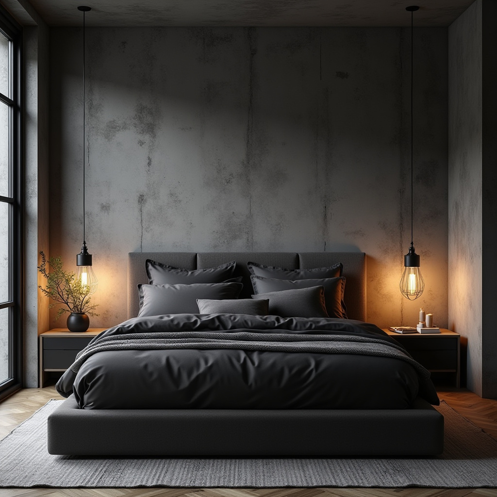 Dark Grey Bedroom Ideas 27