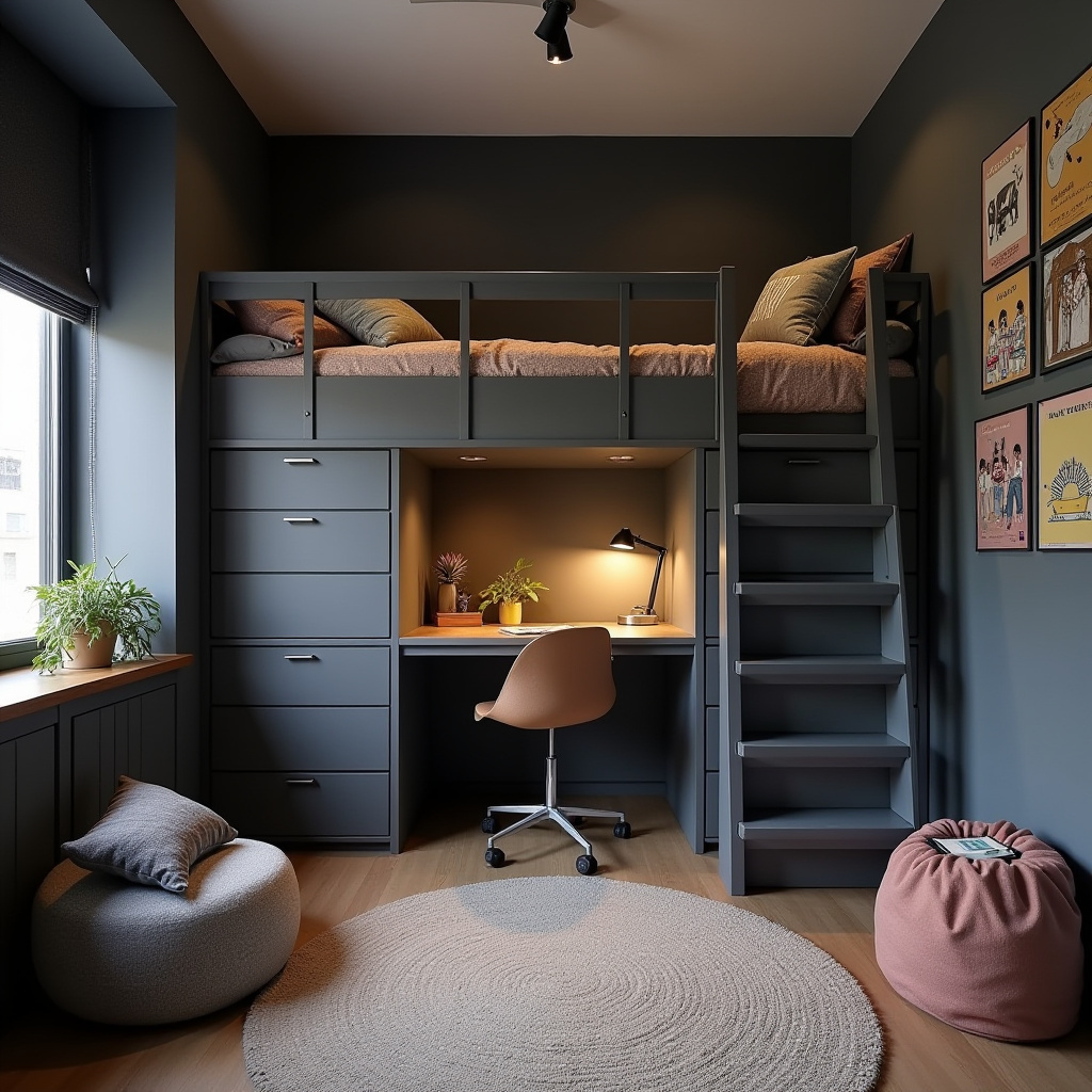 Dark Grey Bedroom Ideas 29