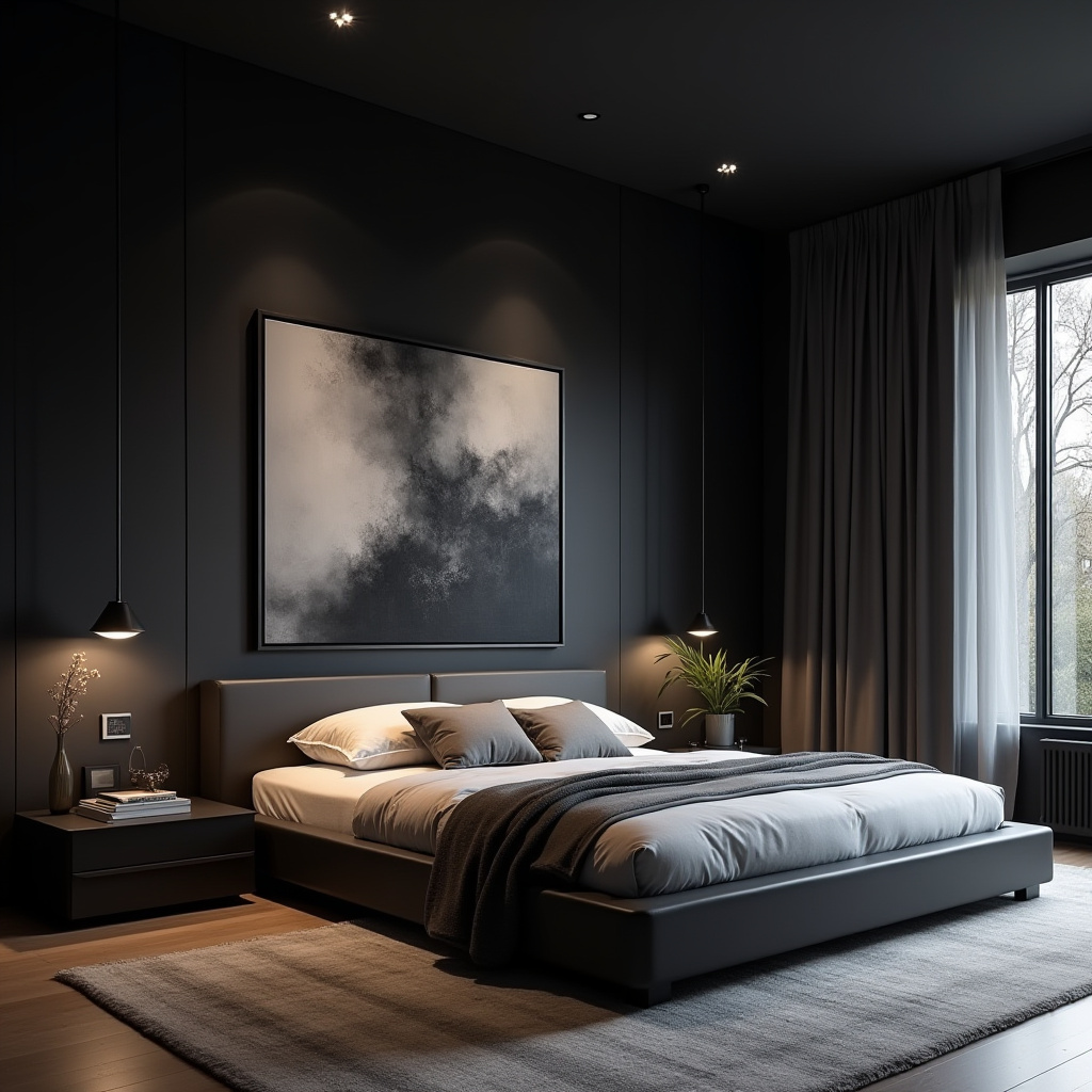 Dark Grey Bedroom Ideas 4