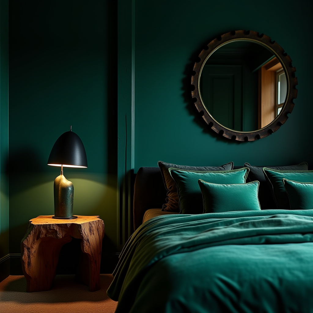 Dark Moody Bedroom 15