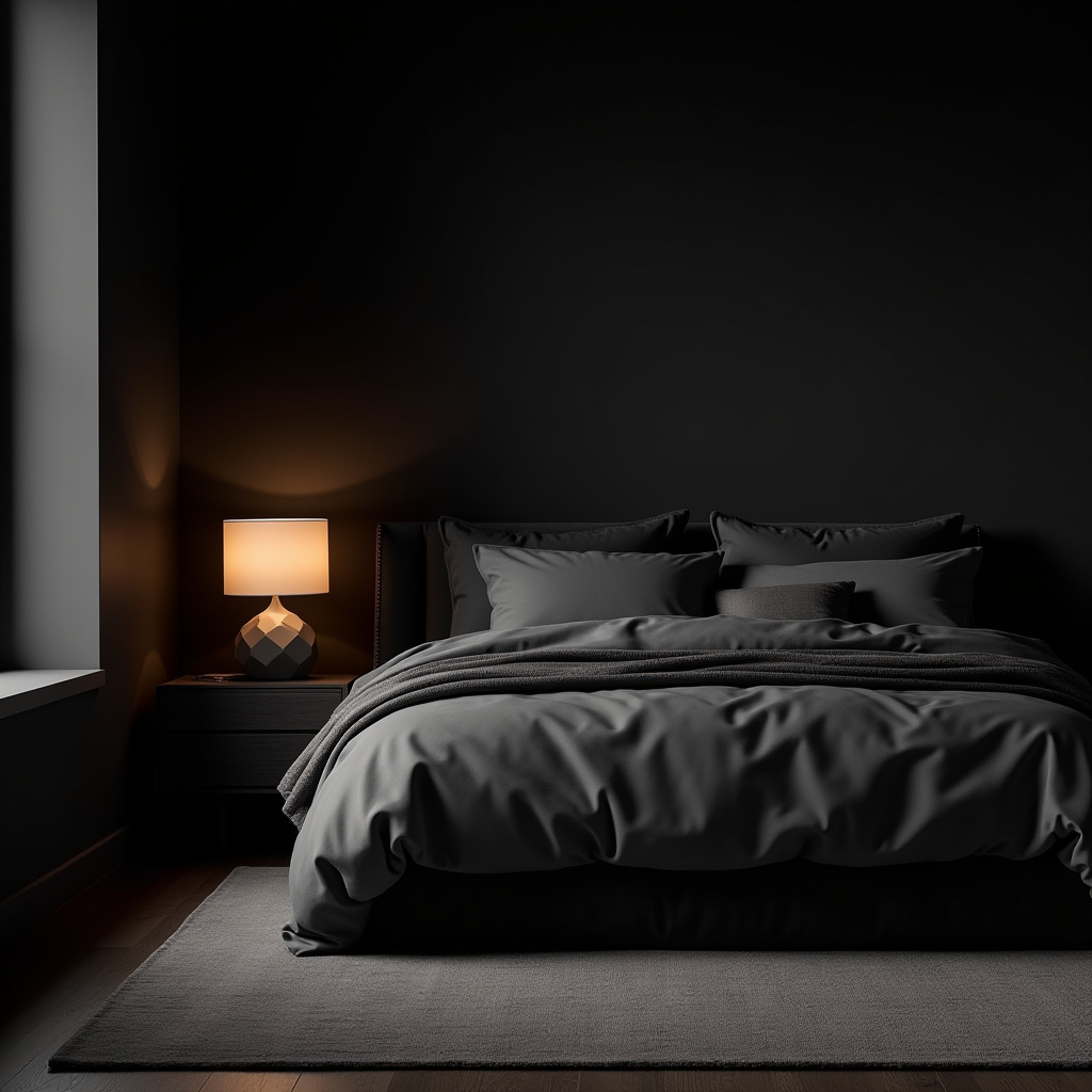 Dark Moody Bedroom 17