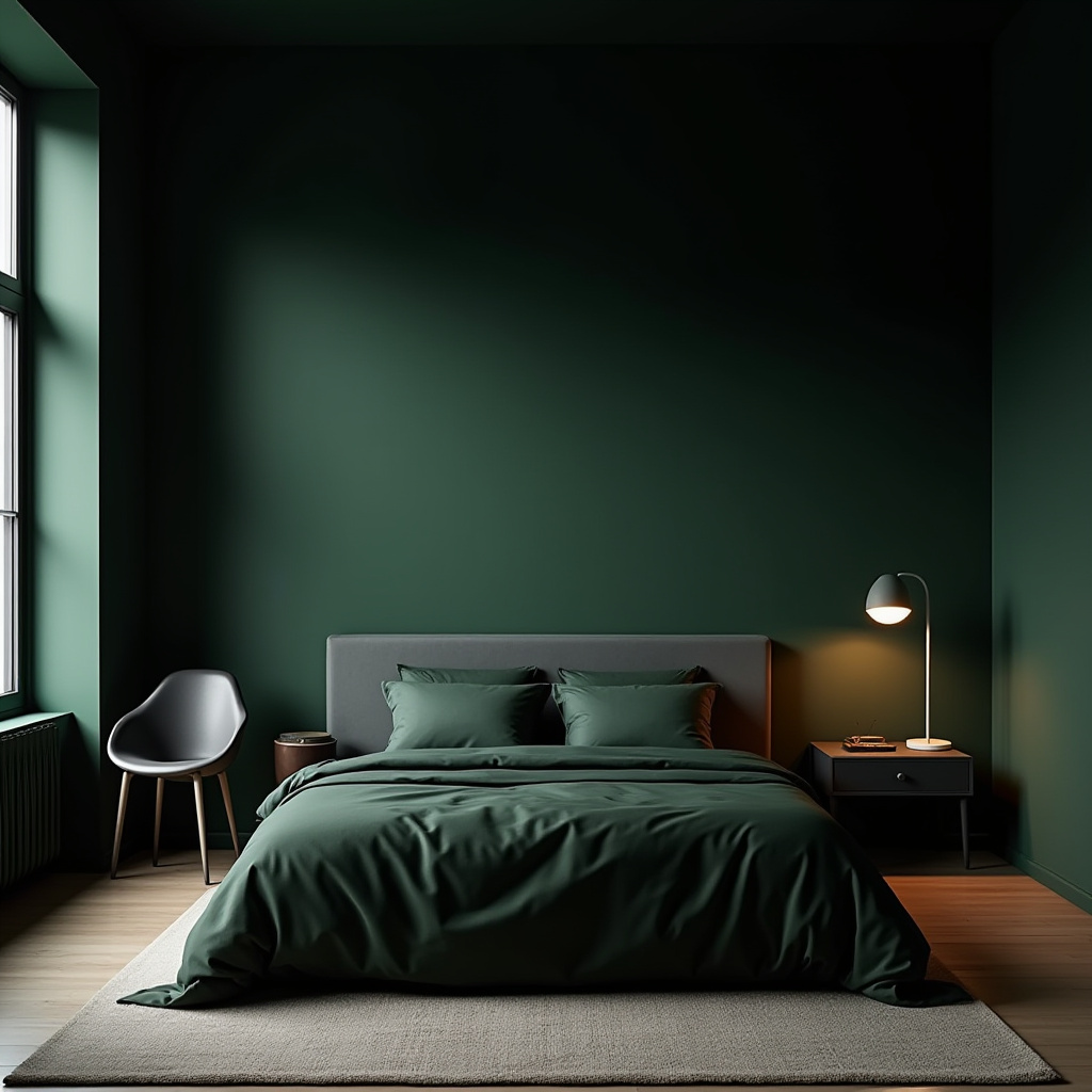 Dark Moody Bedroom 19