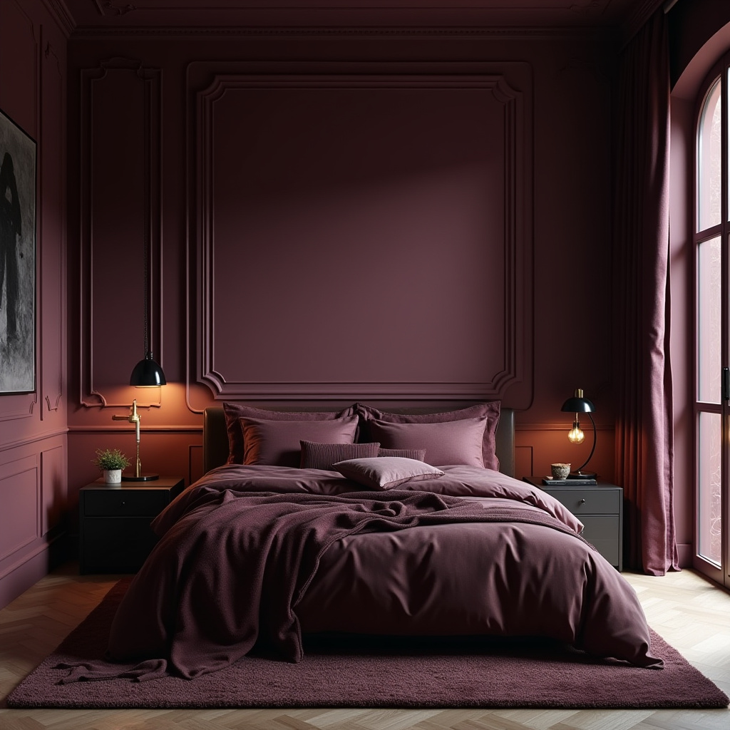 Dark Moody Bedroom 20