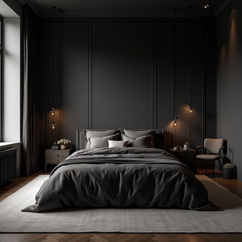 Dark Moody Bedroom 21