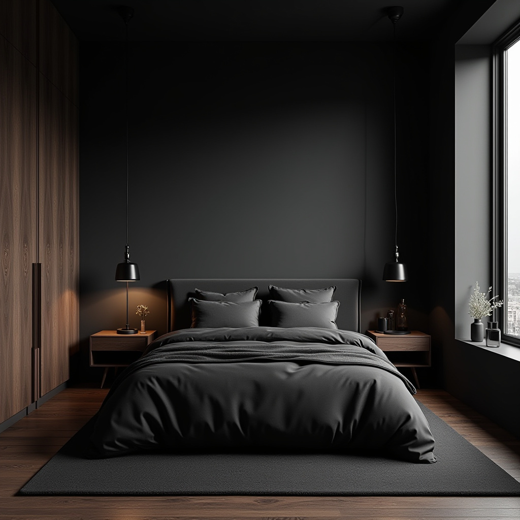 Dark Moody Bedroom 23