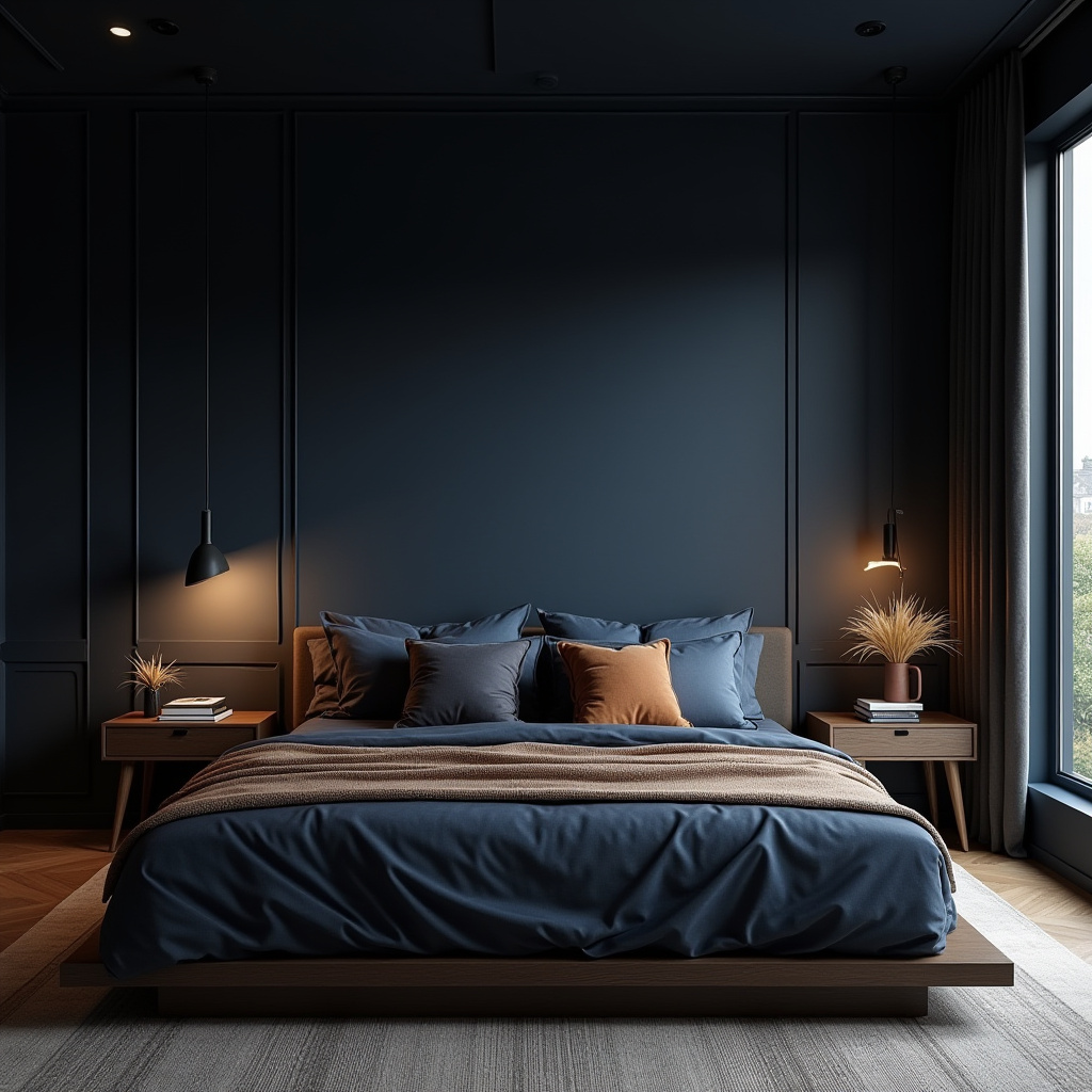 Dark Moody Bedroom 24