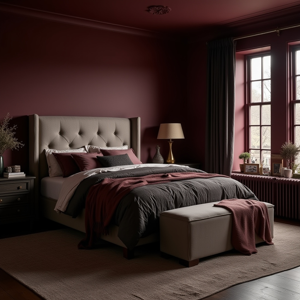 Dark Moody Bedroom 25