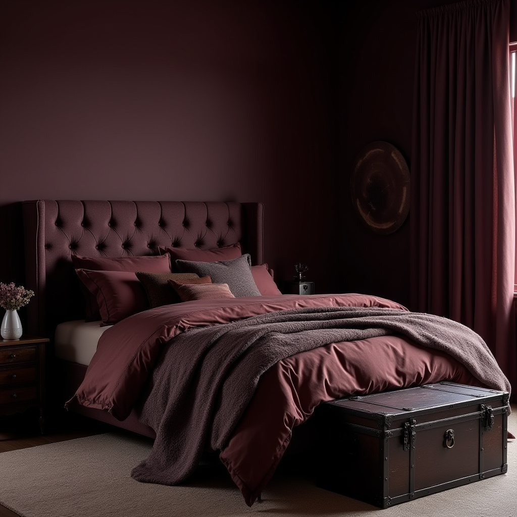 Dark Moody Bedroom 28