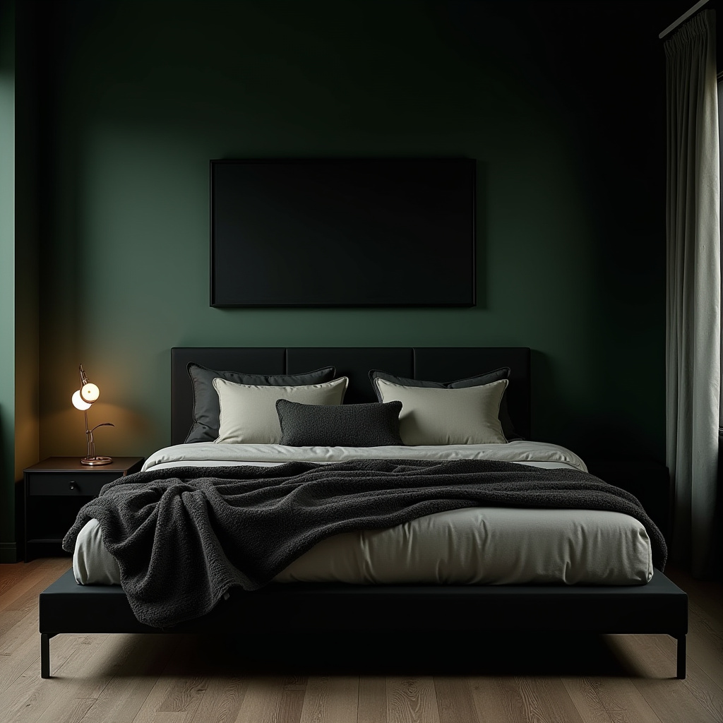 Dark Moody Bedroom 3