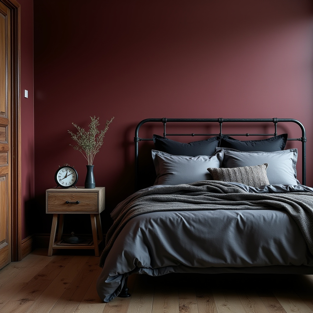 Dark Moody Bedroom 8