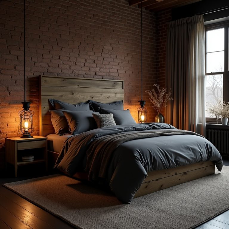Dark Rustic Bedroom 1