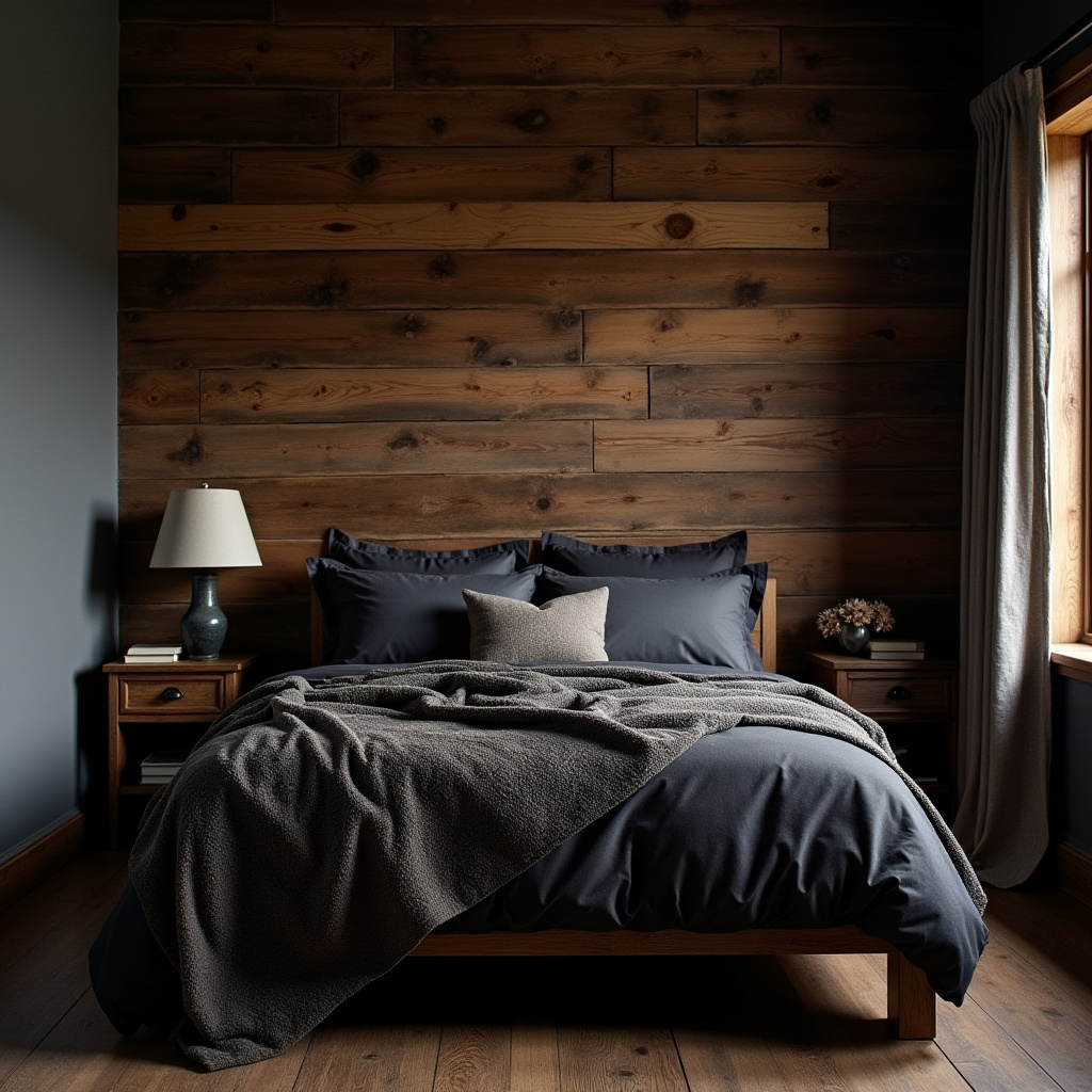 Dark Rustic Bedroom 11